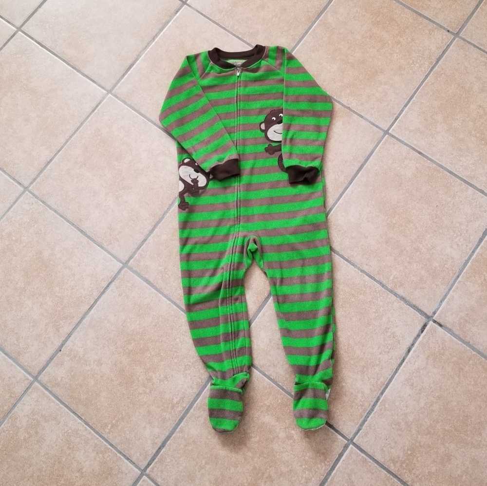 Little Boys Footed Onesie